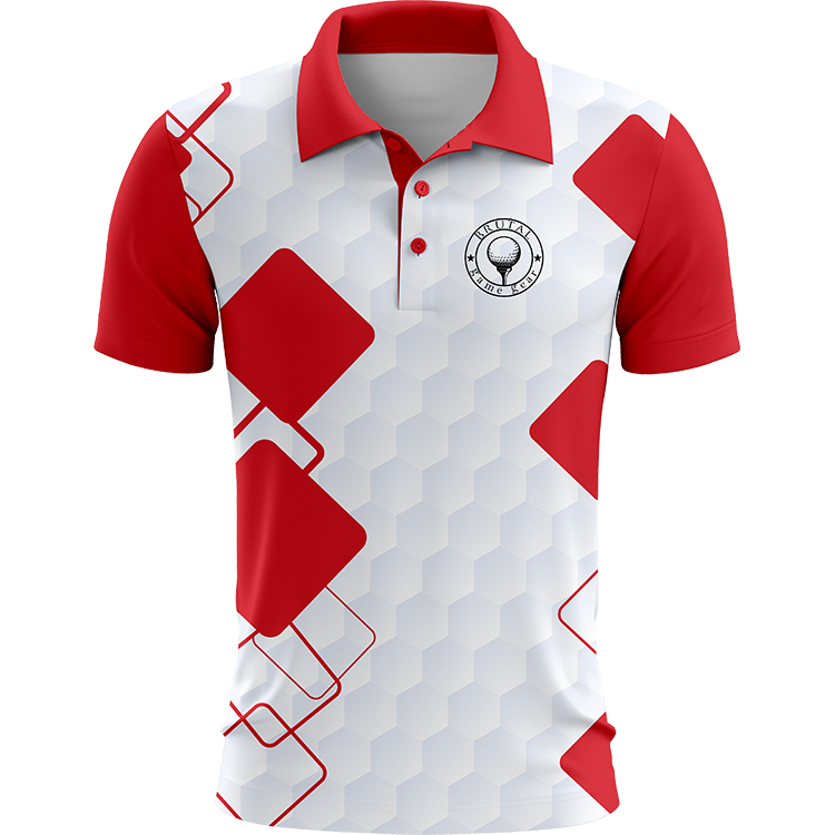 BG2501 Plaid Pattern Golf Polo