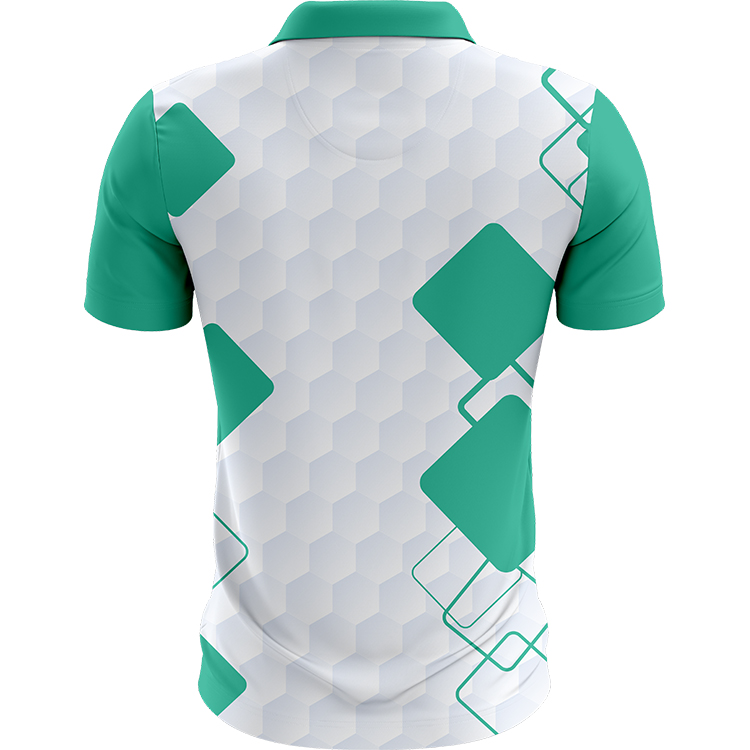 BG2501 Plaid Pattern Golf Polo