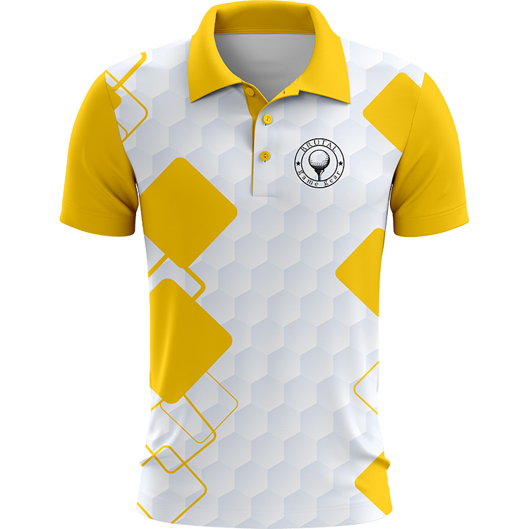 BG2501 Plaid Pattern Golf Polo