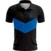 BG2503 Solid V Royal Blue Front BG2503 Solid V Golf Polo