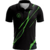BG2506Black Marble Green Front BG2506 Black Marble Golf Polo
