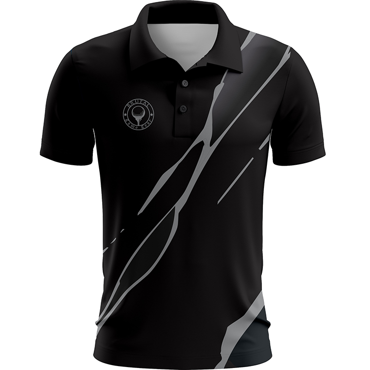 BG2506 Black Marble Golf Polo