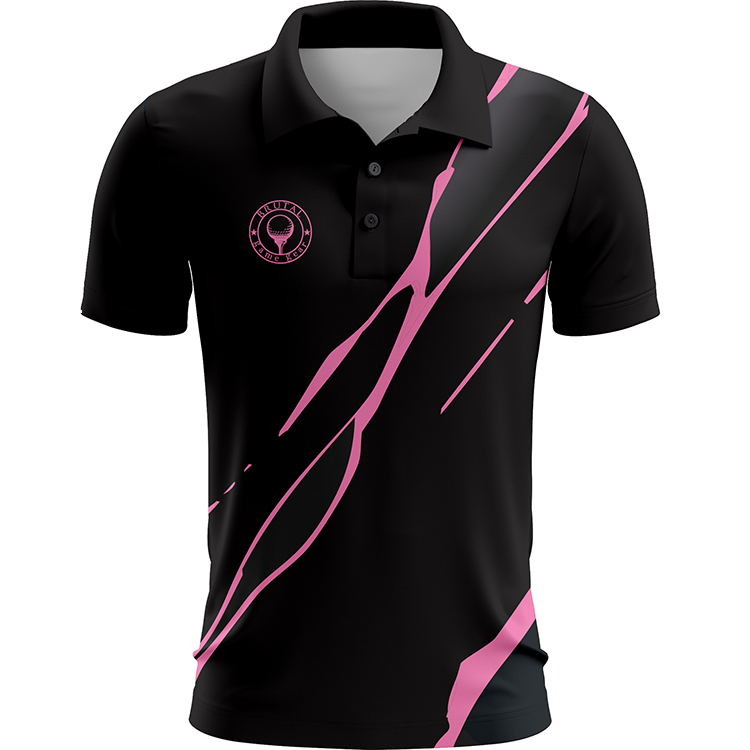 BG2506 Black Marble Golf Polo