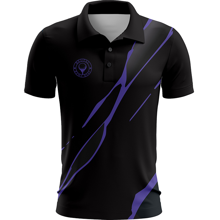 BG2506 Black Marble Golf Polo