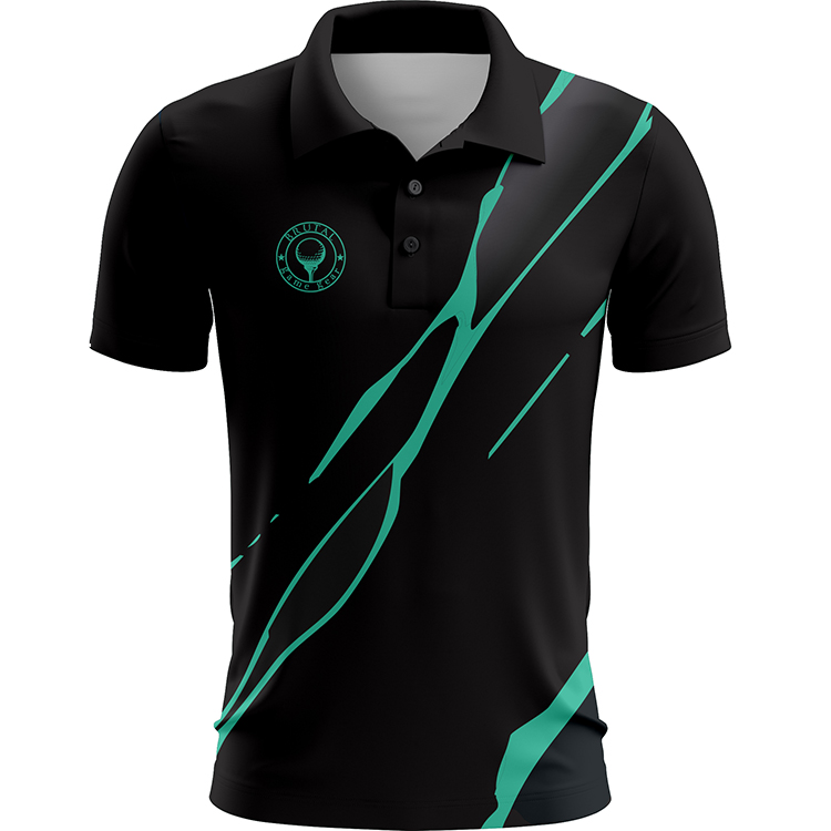 BG2506 Black Marble Golf Polo