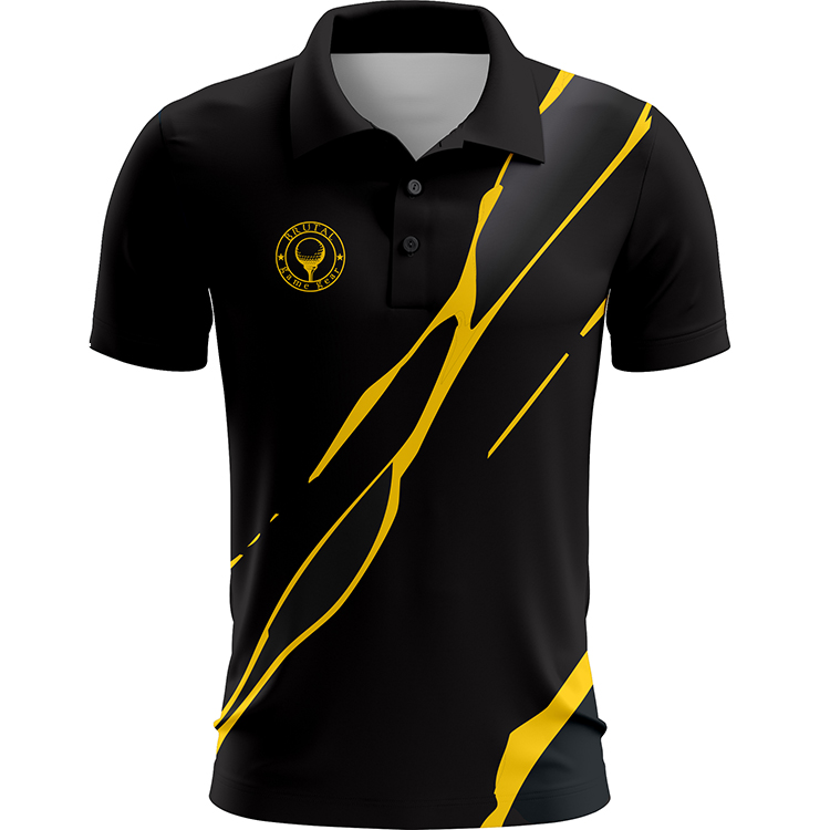 BG2506 Black Marble Golf Polo